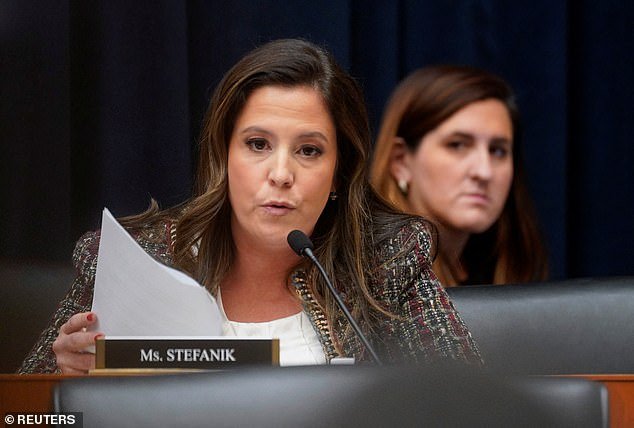 U.S. Rep. Elise Stefanik (R-NY) during the tense hearing of the House Education and The Workforce Committee
