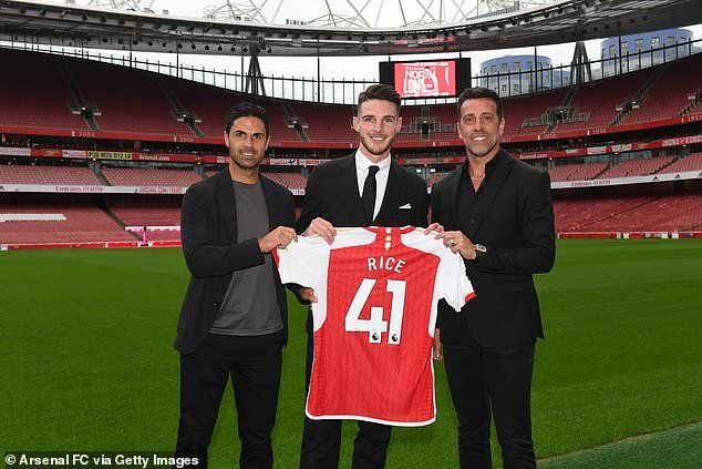 Arsenal battled off the competition to secure the signing of Declan Rice for £105m in the summer