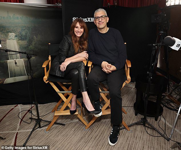 Julia Roberts and Mr.  Robot creator Sam Esmail, 46, appeared together on SiriusXM's The Jess Cagle Show, taped at the Mandarine Oriental Hotel in New York City