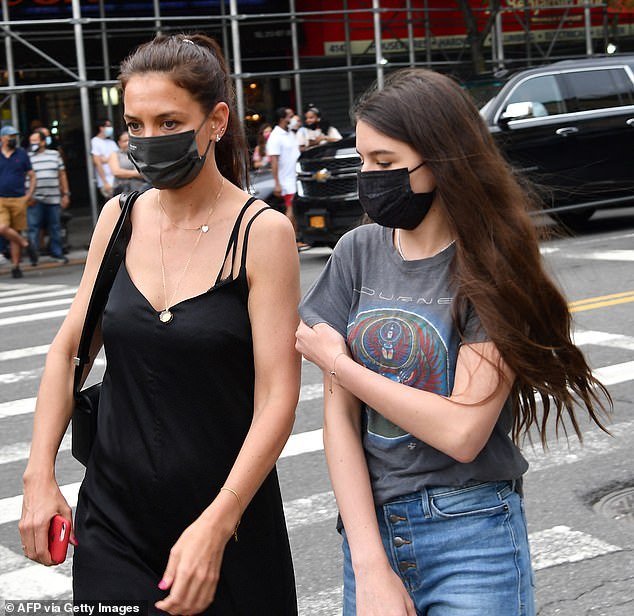 The mother-daughter duo pictured in the Big Apple in June 2021