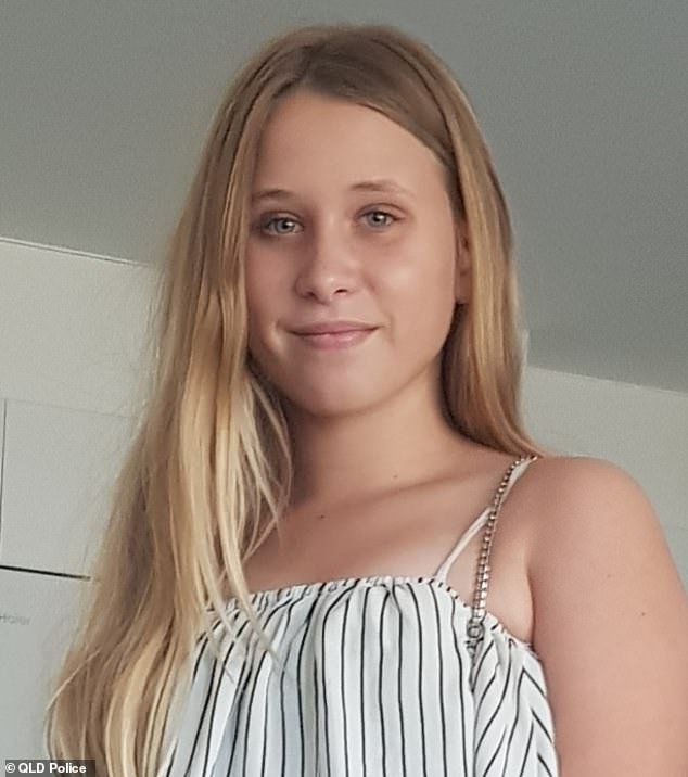 A 14-year-old girl (above) who went missing from her Longlea home was found early on Saturday morning