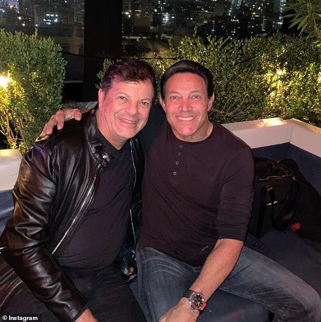 Ancarola is seen here next to Jordan Belfort, whom he says he first met after spending a summer at his country house in the late 1990s.