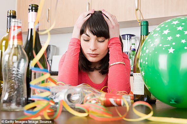 Drinking too much alcohol can lead to a hangover the next day, which can result in nausea, vomiting, headaches, dizziness and diarrhea