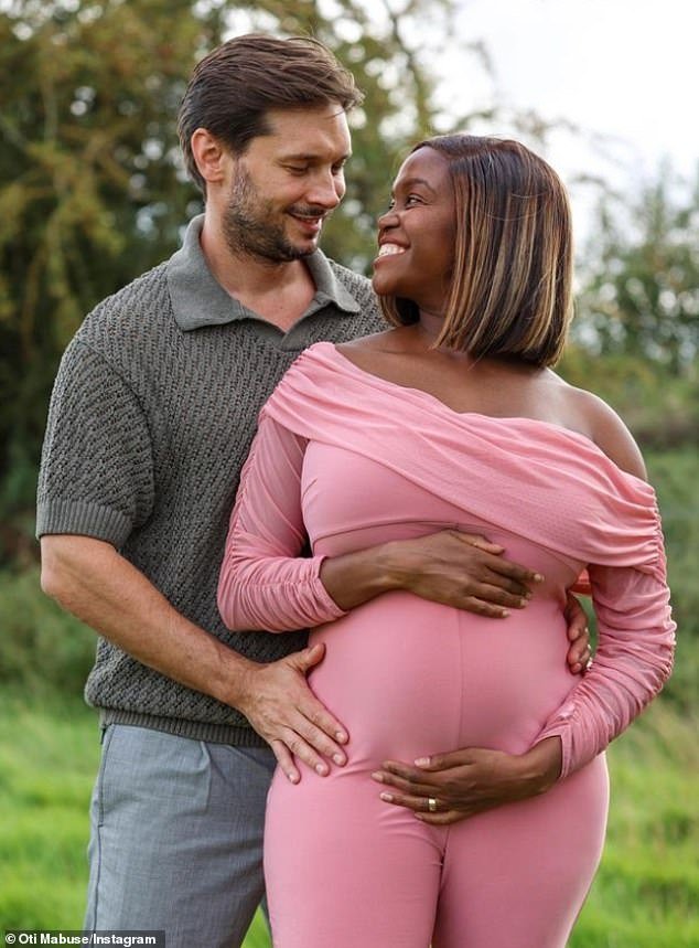 Congratulations!  Oti Mabuse has announced that she is pregnant with her first child with her husband Marius Iepure