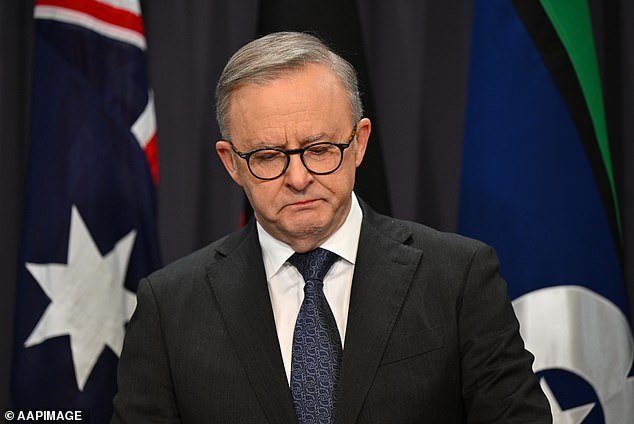 Prime Minister Anthony Albanese was overcome with emotion as she announced her death on Monday afternoon