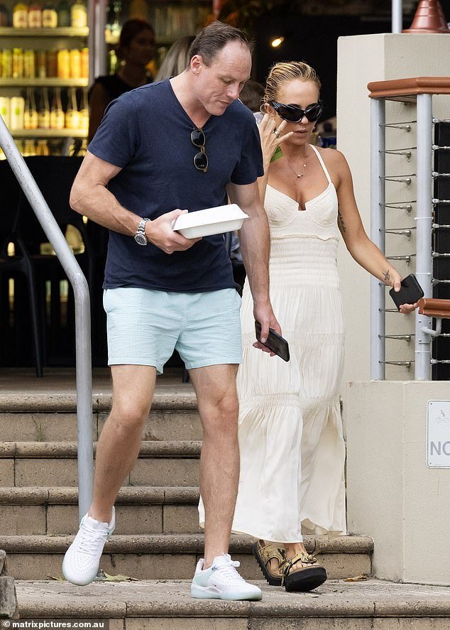 Pip Edwards appears to have found love again after stepping out with her new husband, Lachlan Thompson, CEO of property development company Goldfields