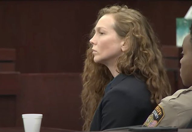 Armstrong, 35, looked somber on Nov. 16 as she watched jurors leave the courtroom to begin deliberations in her murder trial.  They found her guilty after about three hours of deliberation