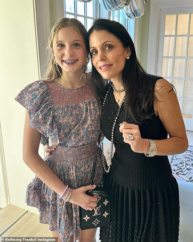 Bethenny Frankel has revealed that her time as a reality star has been 'embarrassing' for her teenage daughter.  The Real Housewives of New York City says Bryn, 13, is not a fan of the show