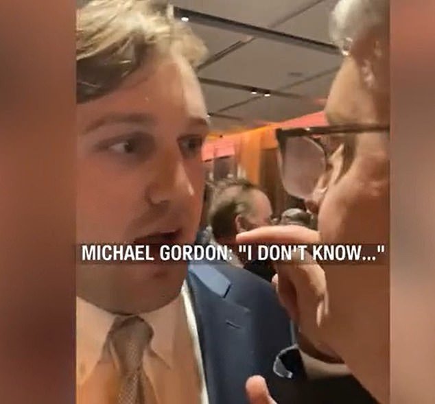 During the confrontation, which was filmed by another fired Williams aide, Gordon said he did not know why the congressman was upset.  The New York Republican said Gordon had threatened to steal his daughter's OnlyFans account and told other Hill aides about it.