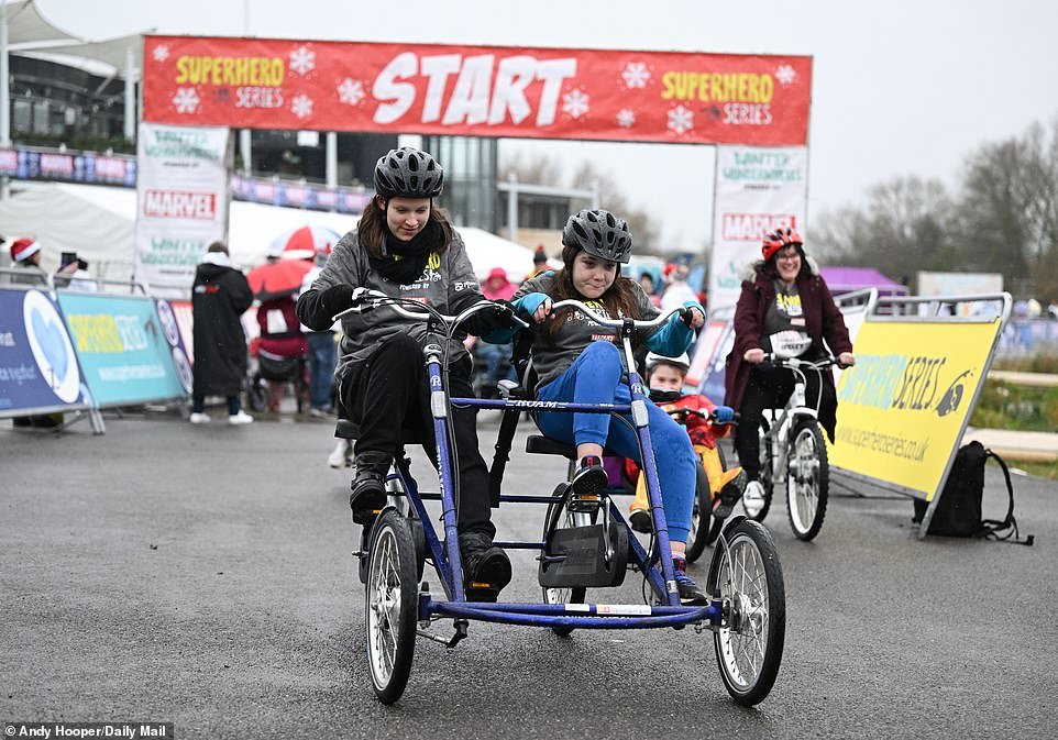 Winter Wonderwheels brought together people with any disability to complete a super mission (1 km, 5 km or 10 km)