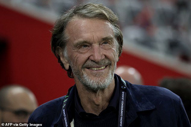 Sir Jim Ratcliffe took a 25 percent stake in Man United on Christmas Eve
