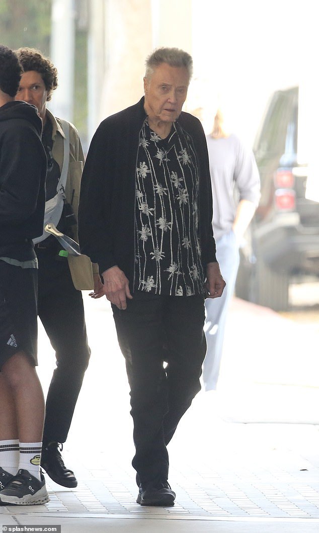 Christopher Walken was spotted on the set of a new BMW commercial, along with an unlikely co-star: R&B singer Usher