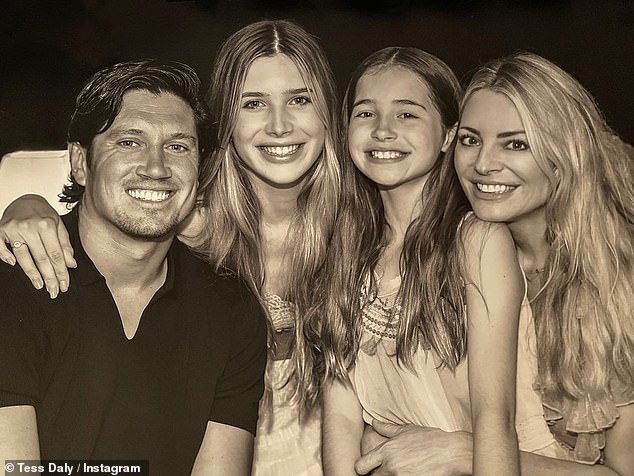 Tess Daly says husband Vernon Kay is strict parent to couple's two daughters, Phoebe, 19, and Amber, 14