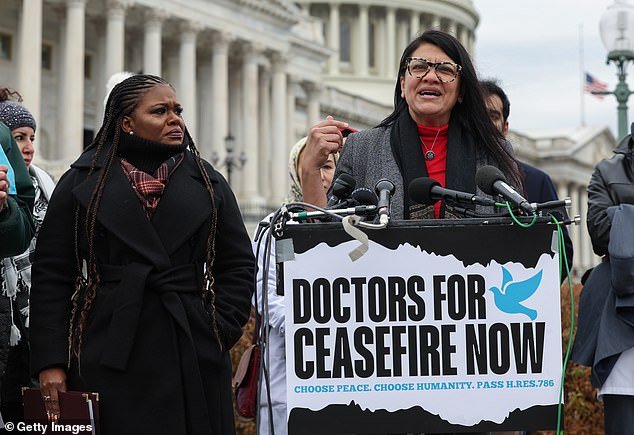 'Squad' members joined the Doctors Without Borders organization on Capitol Hill to once again call for a permanent ceasefire in Gaza