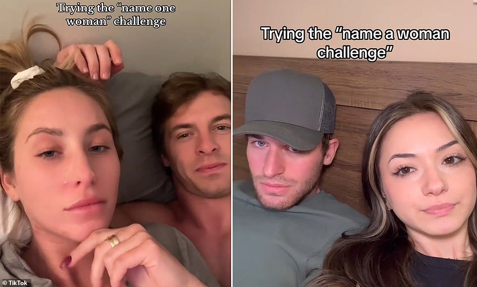 Women are putting their partners to the test with a new challenge that will reportedly reveal your partner's true feelings and identify any red flags in your relationship.  The latest TikTok test – which follows the viral millennial vs Gen Z challenge – sees couples taking part in the 'name a lady' trend, where you ask your boyfriend or husband to say the nickname of a lady that immediately comes to mind.
