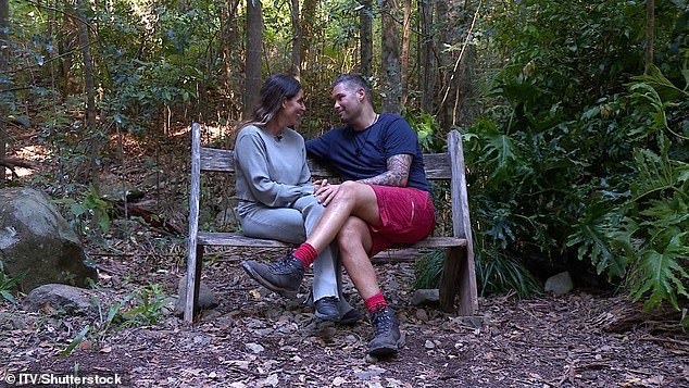 Tony Bellew was updated on Everton's recent form by his wife Rachael during a quick meeting in the jungle on I'm A Celebrity... Get Me Out Of Here
