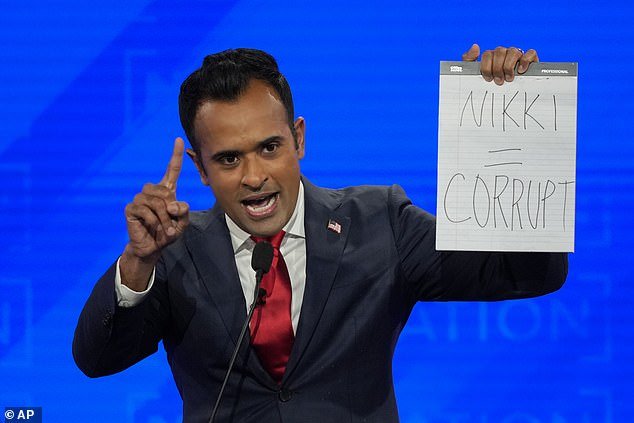 Vivek, what the hell happened?!  For a candidate who ran such a disciplined early campaign, it's clear after last night's final Republican primary that he has become the Marjorie Taylor Greene of the debate stage, with an even longer laundry list of conspiracies.