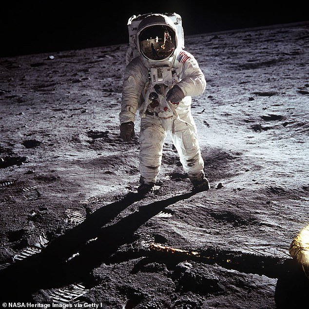 Astronauts have left behind everything from footprints, golf balls, flags and religious texts to bags of human waste and abandoned scientific equipment.  Golf balls were hit on the moon during the Apollo 14 mission in 1971
