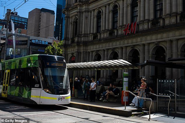 According to Public Transport Victoria, a person who does not have a valid ticket while traveling may be fined (stock image pictured)