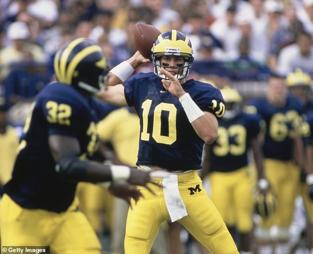 Widely considered the greatest quarterback ever, Brady spent his college years at Michigan