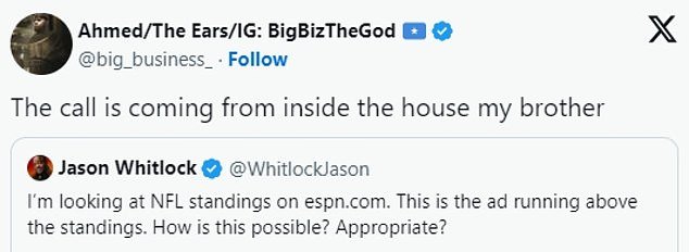 Jason Whitlock Is Skewered By Sports Fans After Asking Followers Why X ...