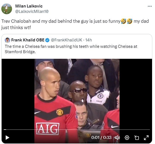 Ex-Chelsea youngster Milan Lalkovic revealed Chalobah's identity in the viral moment