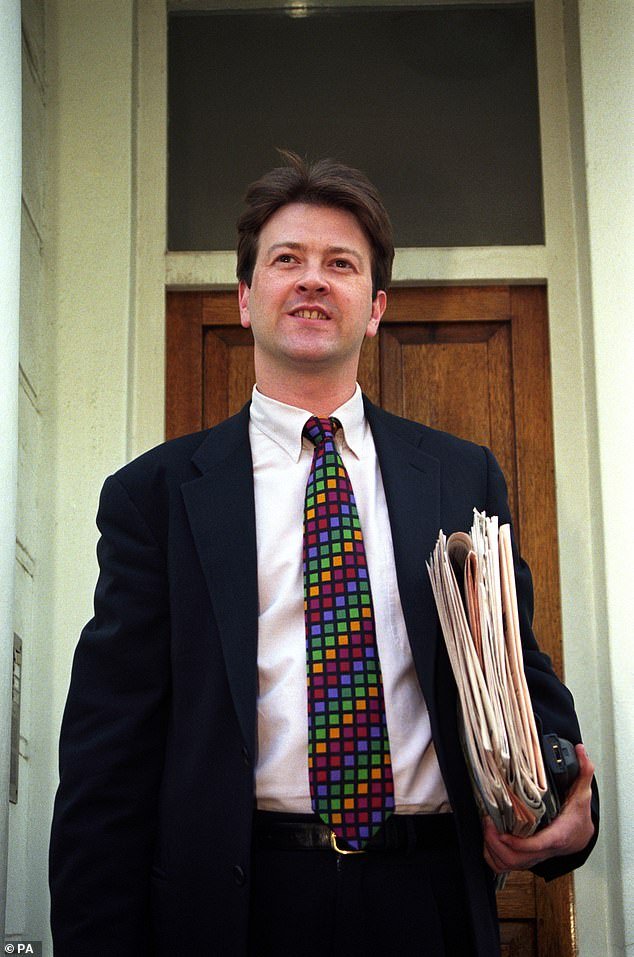 But who was Derek Draper?  MailOnline takes a look into the life of the former political adviser and psychologist (photo: Mr Draper in 1998)