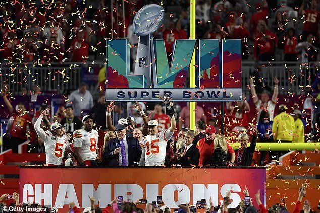 The Chiefs had 16 of the top 100 viewers of 2023, while the Super Bowl drew 115 million viewers