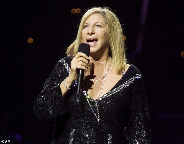 Streisand made $1.8 million in five months on the stock market, but the singer eventually gave up her hobby when it became too stressful;  seen during a performance in Toronto in 2006