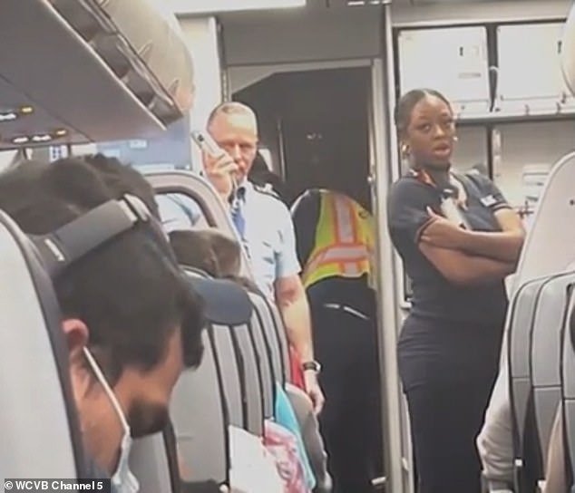 The pilot, who had initially not informed the passengers of the change in their travel plans, could then be heard explaining to fellow passengers what was happening.  Passengers will not receive compensation for the five-hour delay