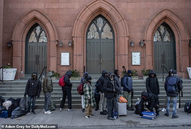 The migrants had come from all over and ended up in a readmission center for adult single migrants in the East Village.