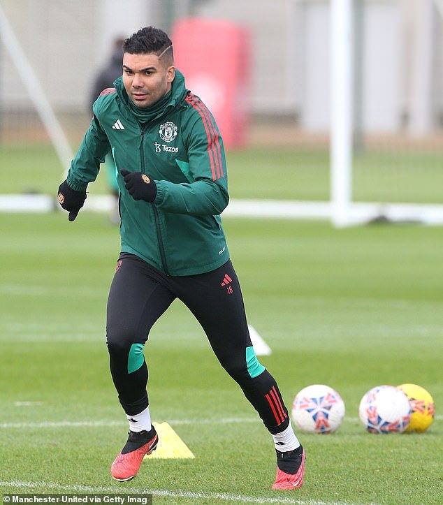 Casemiro was absent for a large part of the season, but has been training on grass again in recent weeks