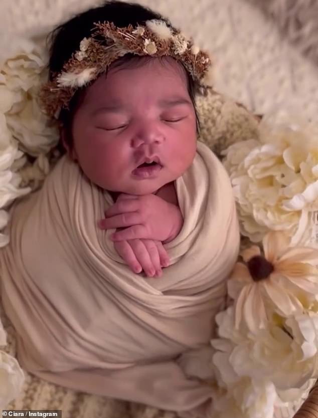When the couple announced the birth of their little girl last month, they revealed that her full name was Amora Princess Wilson and that she weighed 9 pounds at birth.