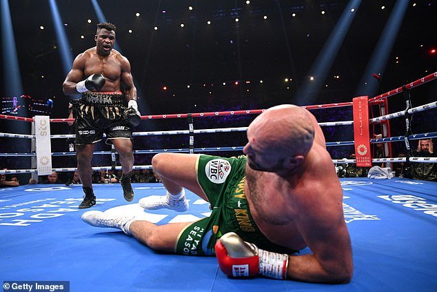 Fury was stunned by Francis Ngannou in October when he was knocked down in the third round before completing a narrow victory