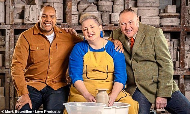 During filming at the Gladstone Pottery Museum in Stoke, presenter Siobhan McSweeney (beautiful as Sister Michael in Derry Girls) manages to find the right balance between pottering around and supporting the amateur potters.