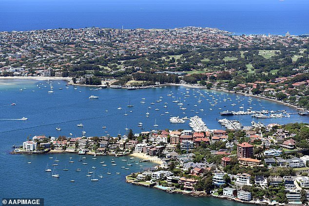 Mr Zeihan has argued that Australia has taken in huge amounts of risky home loans (photo Rose Bay and Point Piper in Sydney)