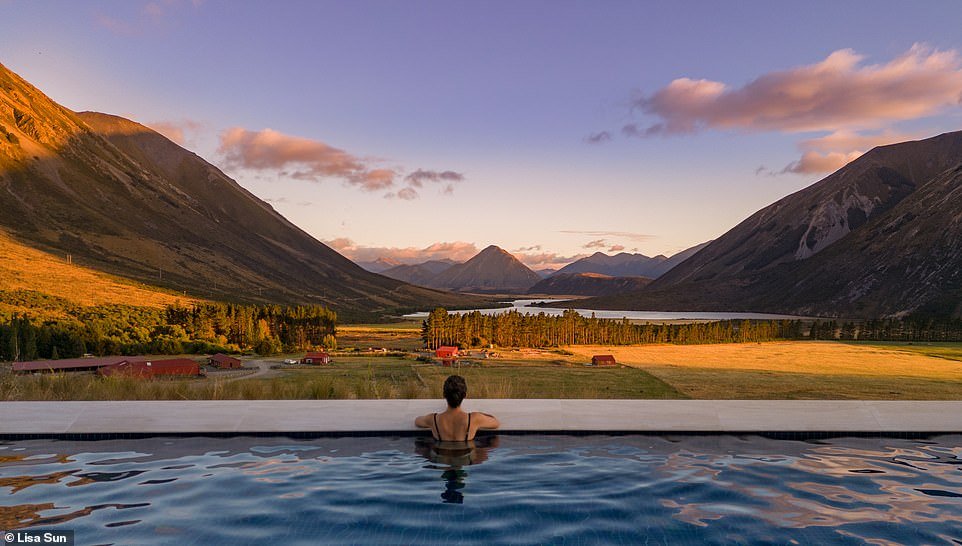 The $15,000-per-night stay is located near the small town of Arthur's Pass on breathtaking Lake Pearson on New Zealand's South Island, 100km west of Christchurch