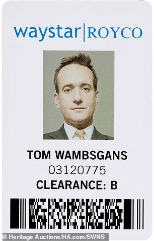 Tom Wambsgans' Waystar RoyCo ID tag