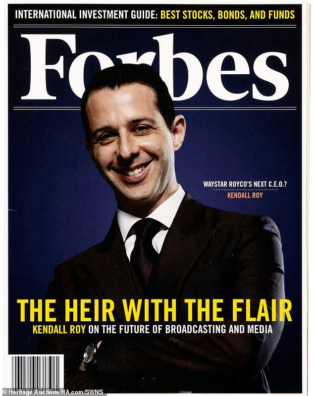 There's also a mock Forbes cover with Kendall Roy