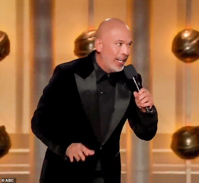 Koy's performance at Sunday night's Golden Globe Awards in Beverly Hills, California was panned by audiences and online