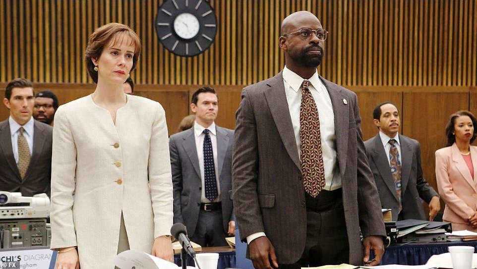 It's been eight years since the 49-year-old actress and the 47-year-old actor played real-life prosecutors Marcia Clark and Christopher Darden in FX's The People v. OJ Simpson: American Crime Story