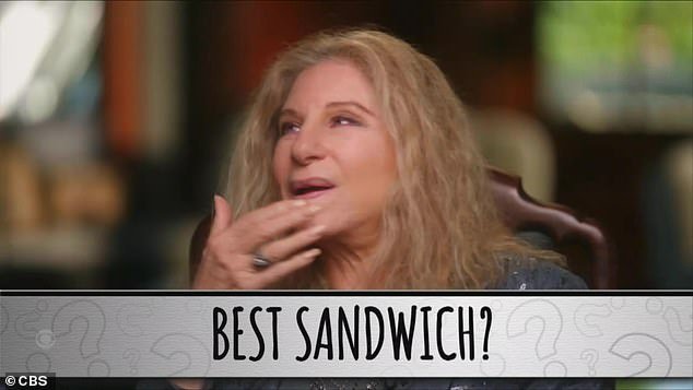 'Okay.  It used to be tongue until recently I had tongue, and eww, not anymore.  I would have to say turkey.  Dark turkey with coleslaw and Russian dressing.  About rye bread,” Barbra responded when asked to name the best sandwich
