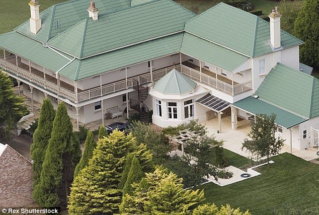 The Hollywood stars bought their idyllic farm called Bunya Hill in the Southern Highlands village of Sutton Forrest in 2008 for $6.5 million.