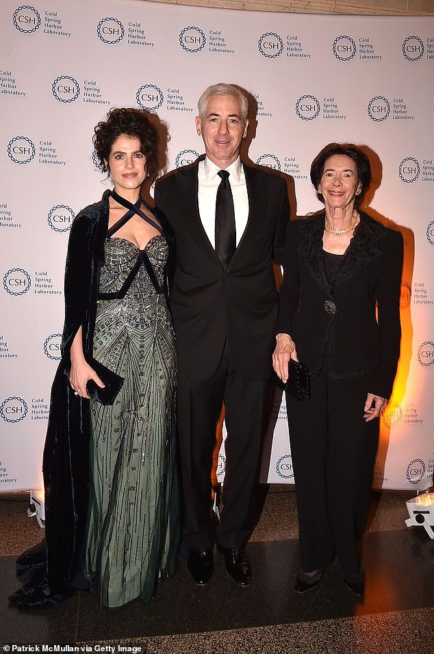 Neri Oxman (left) with her husband Bill Ackman last year