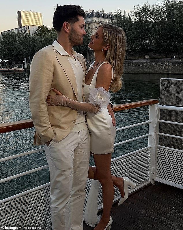 Hope dressed The Bachelor star Hannah Godwin for her bachelorette party, welcome boat party, rehearsal dinner and in three wedding gowns