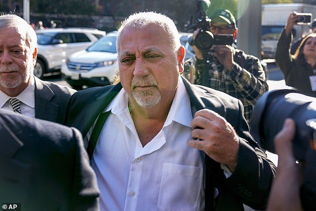 Fred Daibes, one of three businessmen named as co-defendants along with Senator Bob Menendez, arrives in federal court in New York on September 27, 2023