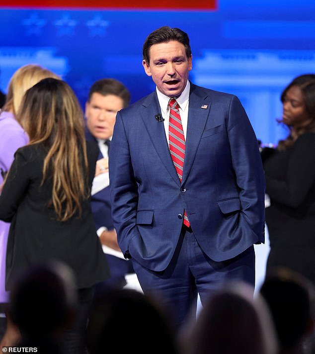 DeSantis flew back to Iowa from Florida on Tuesday evening for the town hall after delivering his State of the State address in Tallahassee earlier in the day
