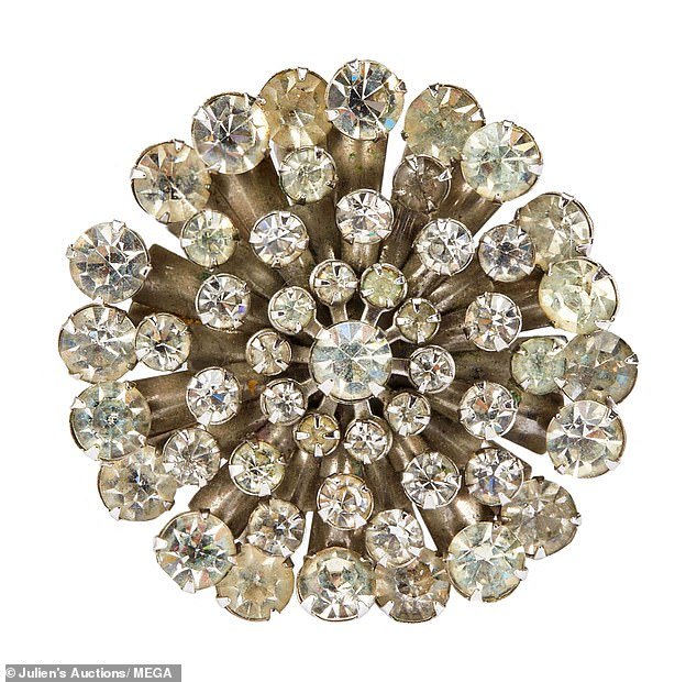 A brooch worn by Monroe is among the items in the vintage lot