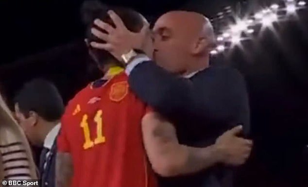 Rubiales was handed a three-year football ban in October after kissing Spanish striker Hermoso on the lips without her consent following their World Cup victory over England.