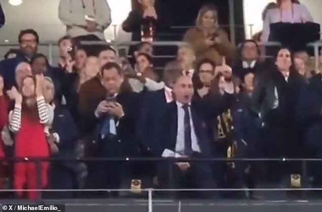 Rubiales sparked further outrage after footage emerged of him clutching his crotch as he celebrated Spain's victory near Spain's Queen Letizia and her 16-year-old daughter.